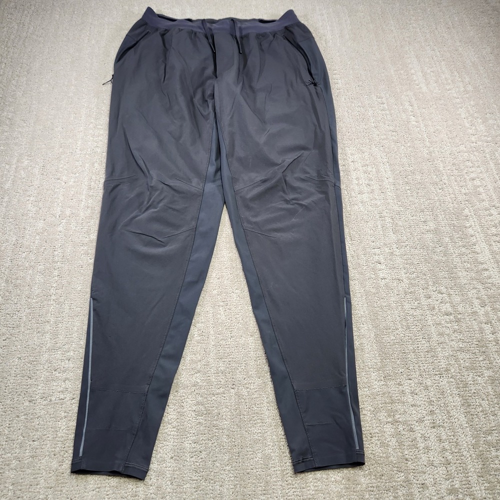 Lululemon‎ Surge Jogger Pants Men Medium 29" Gray Woven Tapered Running Stretch